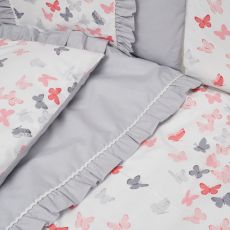 Постільний комплект 7 ел Twins Romantic Spring collection 4027-TRS-15, Butterfly coral